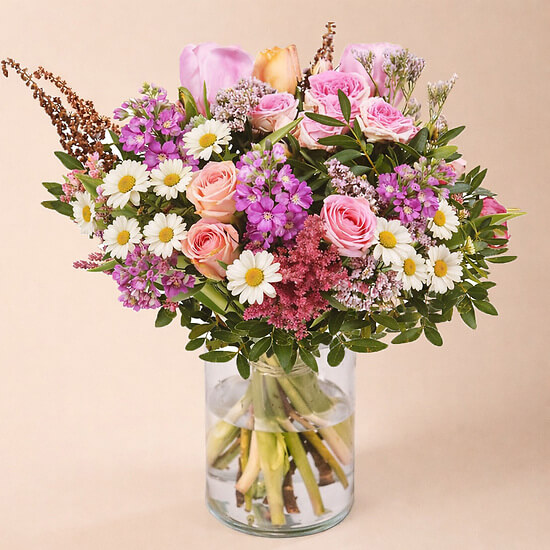 Überraschung: farbenfroher Blumenstrauß Aarau